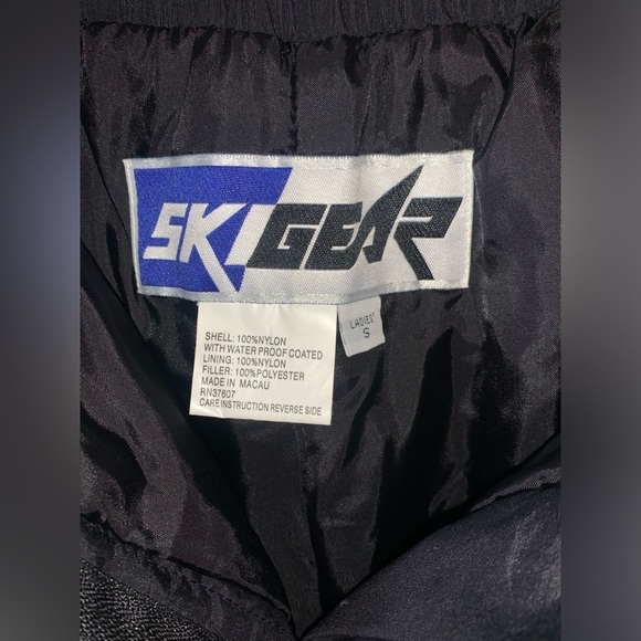 SkiGear Vintage black Women’s Ski Pants Size Small - Picture 4 of 6